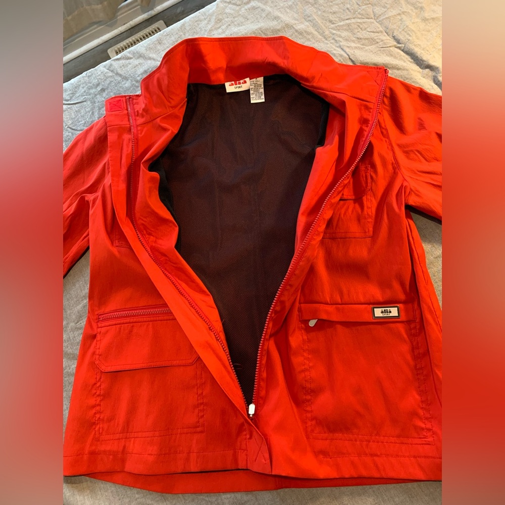 Alia Bright Red Utility Jacket - Picture 13 of 14